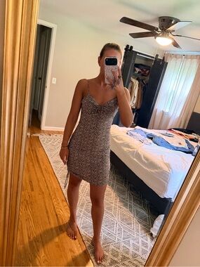 Vici Purple and White Floral Dress